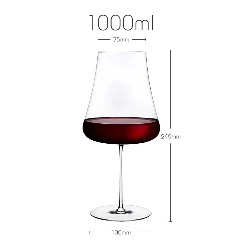 Ultrathin Crystal Wine Glasses Party Stemware Universal Wineglass Volcano Grand Cru Bordeaux Goblet Champagne Cup